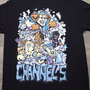 Channel 5 Graphic Print T-Shirt Unisex Size L Merch